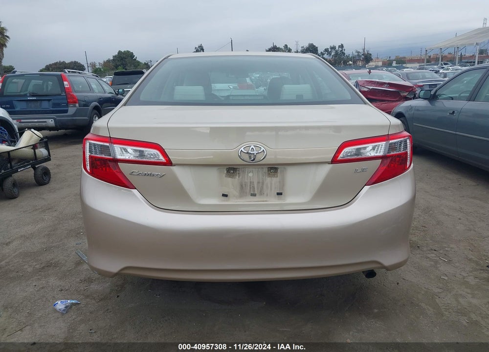 2012 TOYOTA CAMRY LE VIN: 4T4BF1FK1CR243465