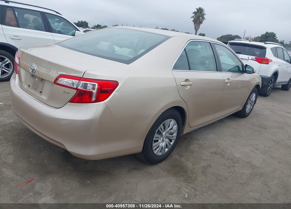 2012 TOYOTA CAMRY LE VIN: 4T4BF1FK1CR243465