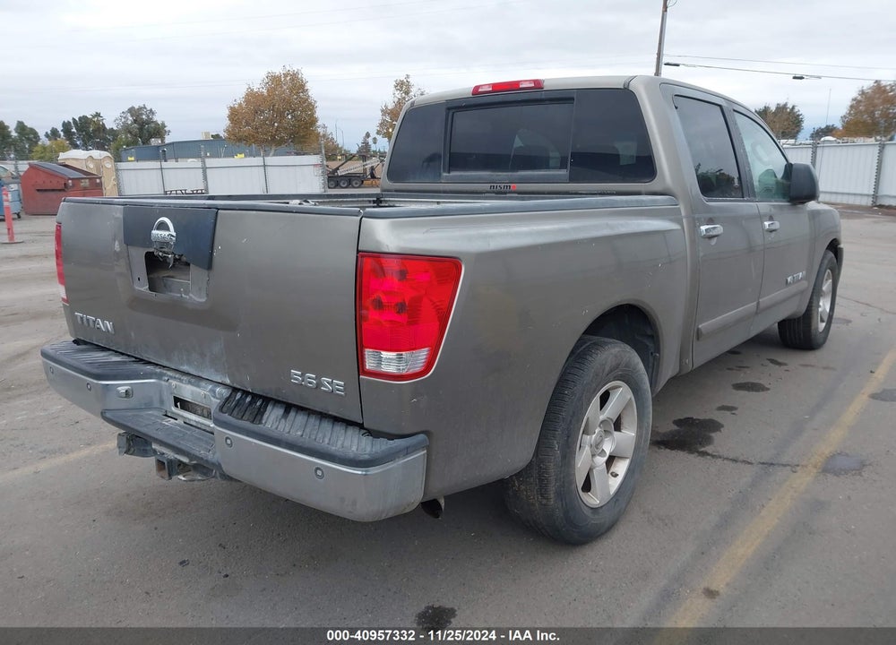 2006 NISSAN TITAN SE VIN: 1N6AA07A56N514192