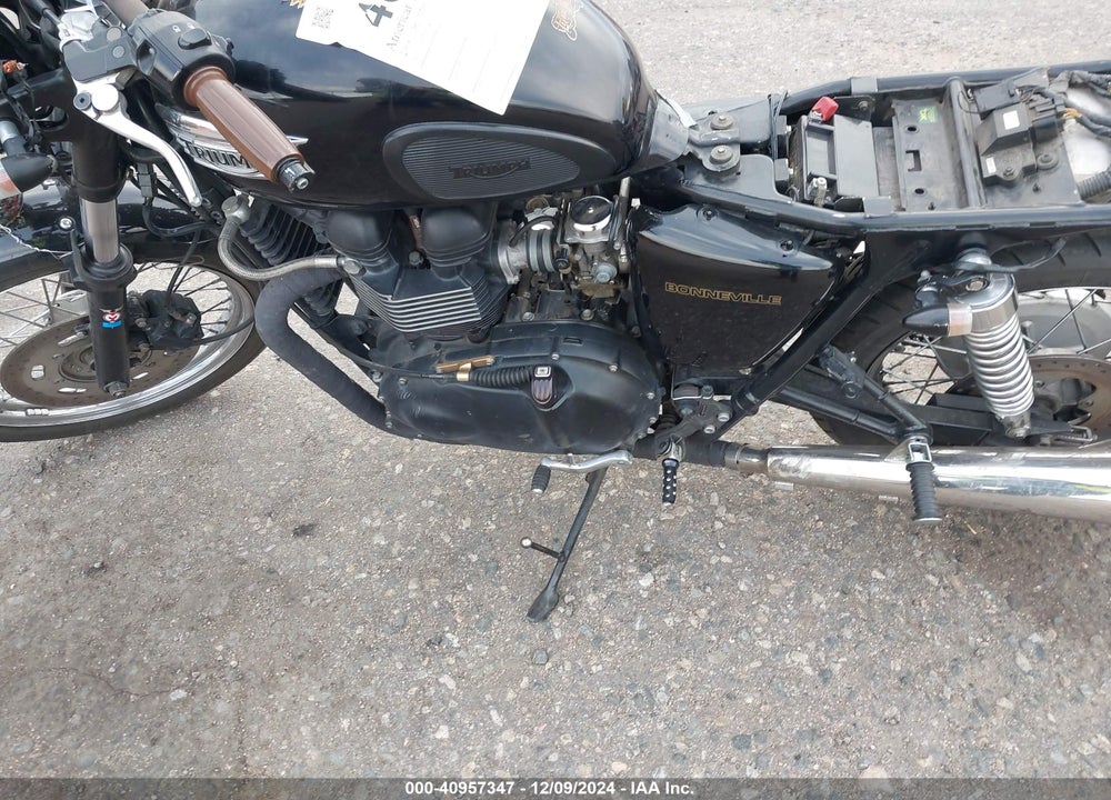 2008 TRIUMPH MOTORCYCLE BONNEVILLE VIN: SMT900K168T329648