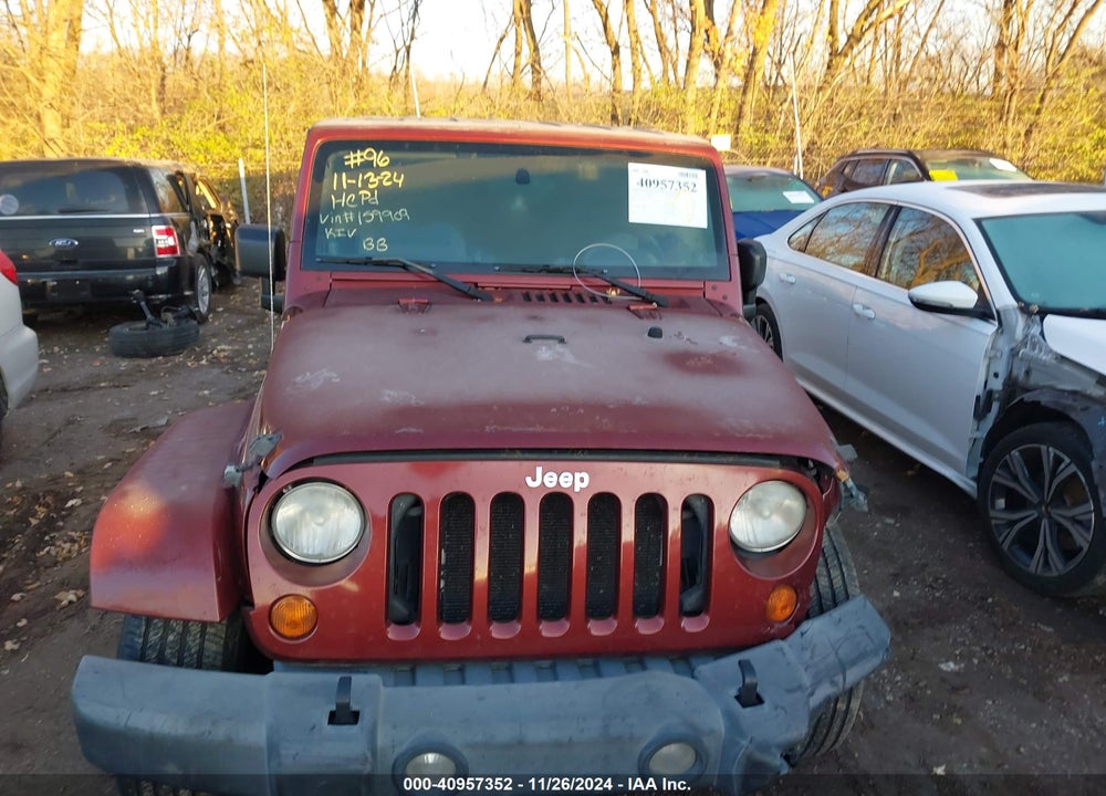 2007 JEEP WRANGLER SAHARA VIN: 1J4FA541X7L159909