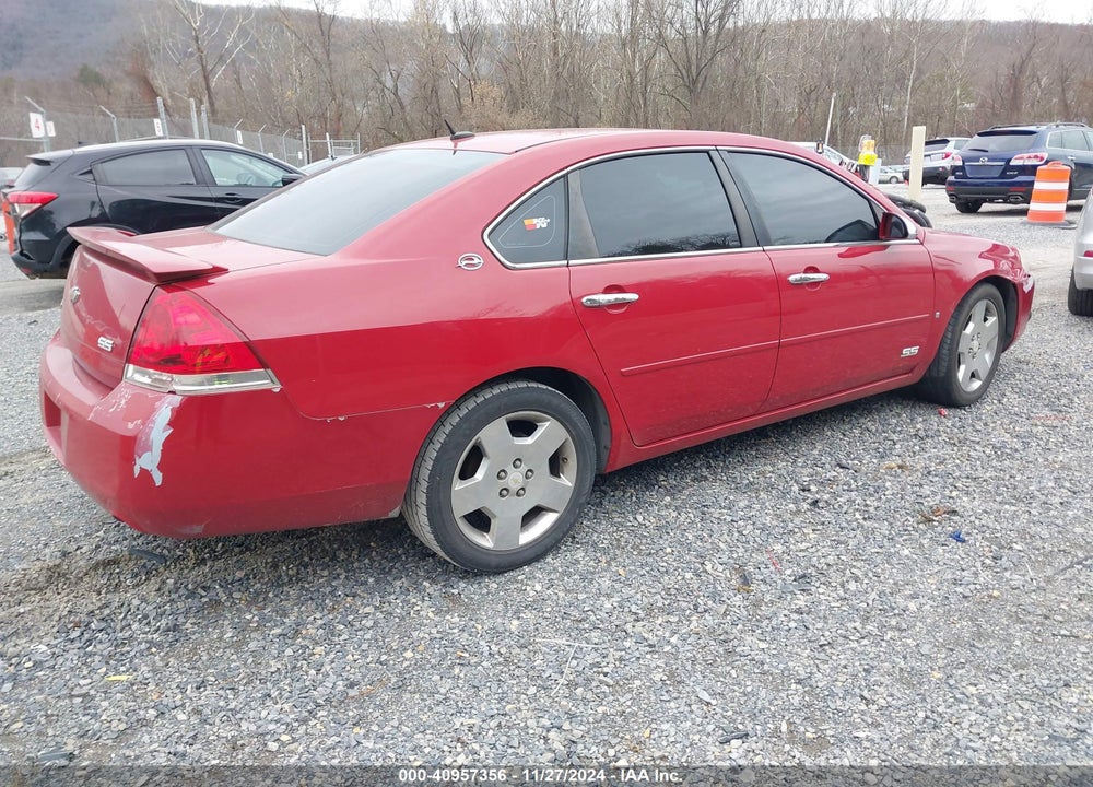 2008 CHEVROLET IMPALA  SS VIN: 2G1WD58C581320787