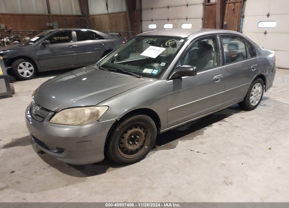 2005 HONDA CIVIC LX VIN: 2HGES16555H539422