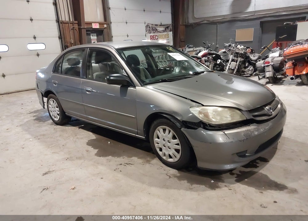 2005 HONDA CIVIC LX VIN: 2HGES16555H539422