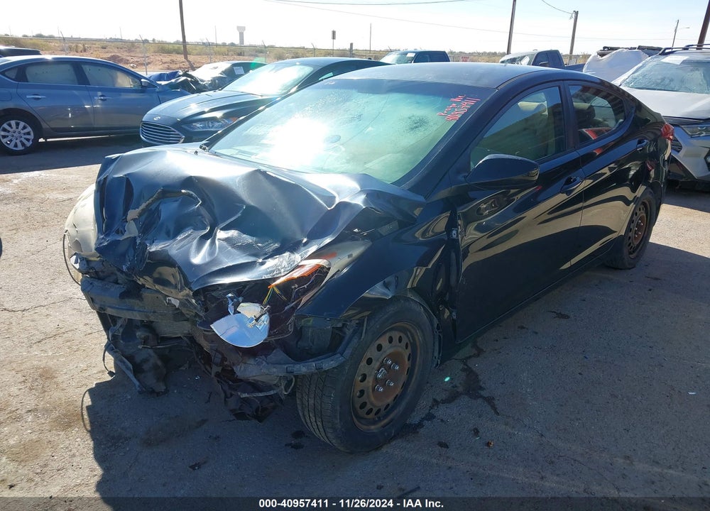 2013 HYUNDAI ELANTRA VIN: KMHDH4AE5DU551708