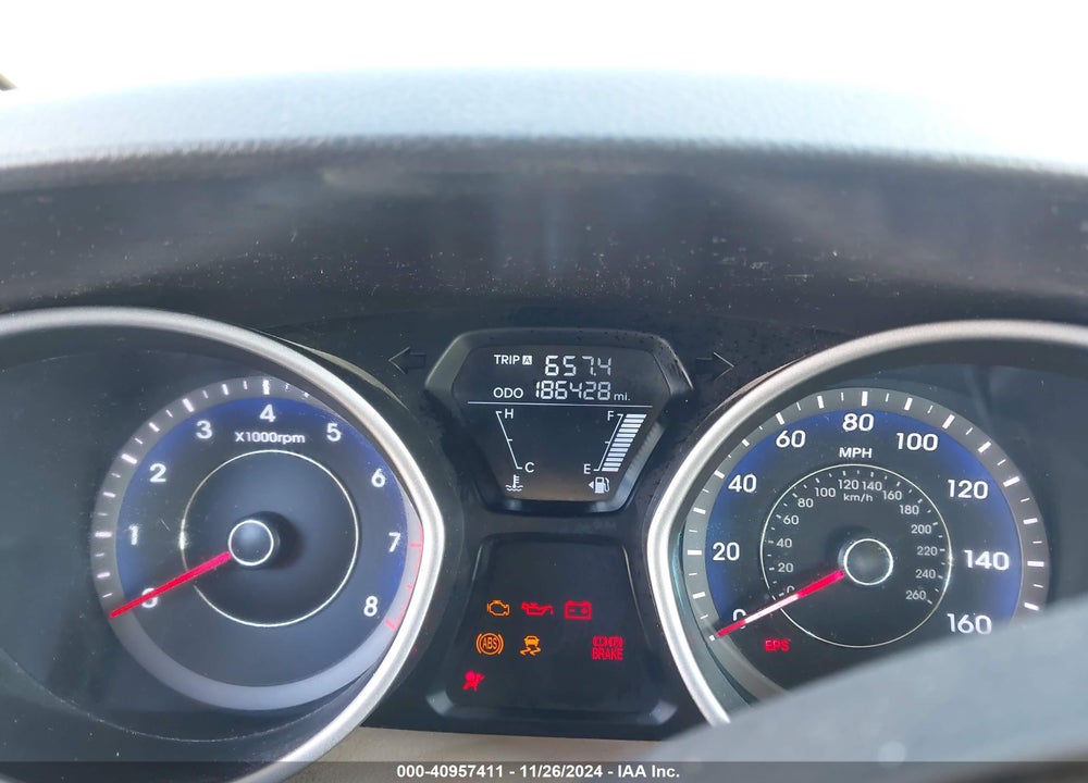 2013 HYUNDAI ELANTRA VIN: KMHDH4AE5DU551708