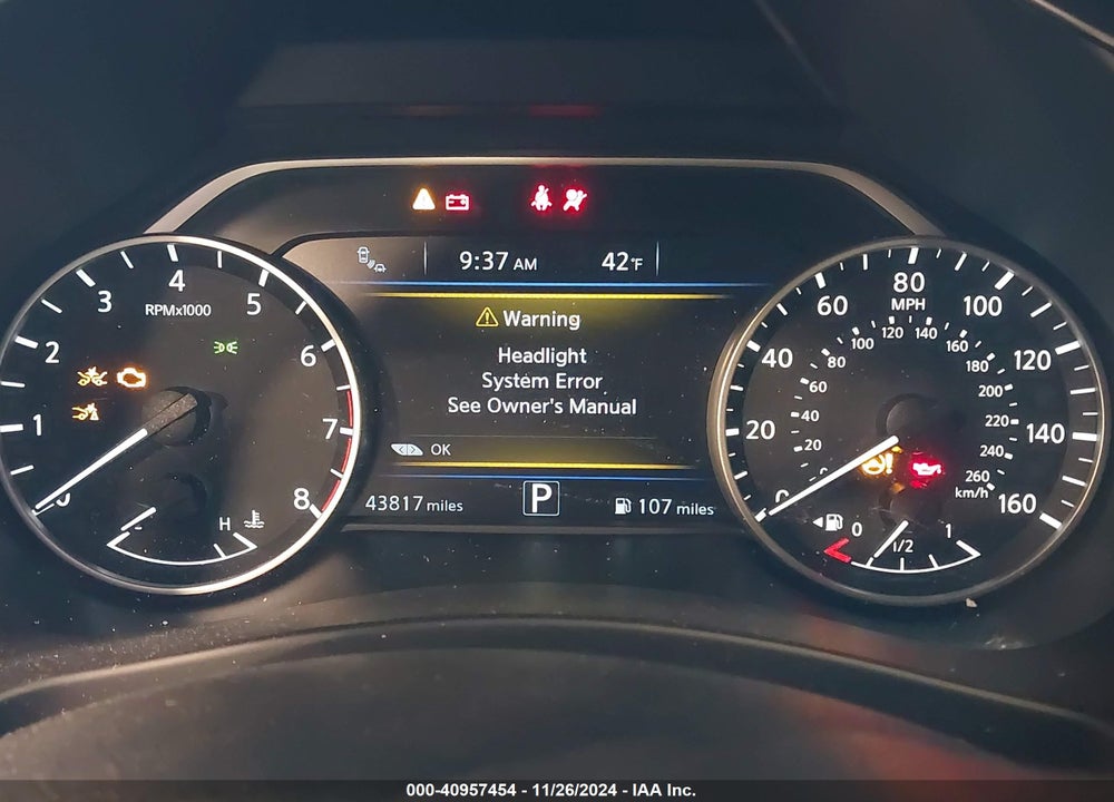 2020 NISSAN MURANO S INTELLIGENT AWD VIN: 5N1AZ2AS9LN117178