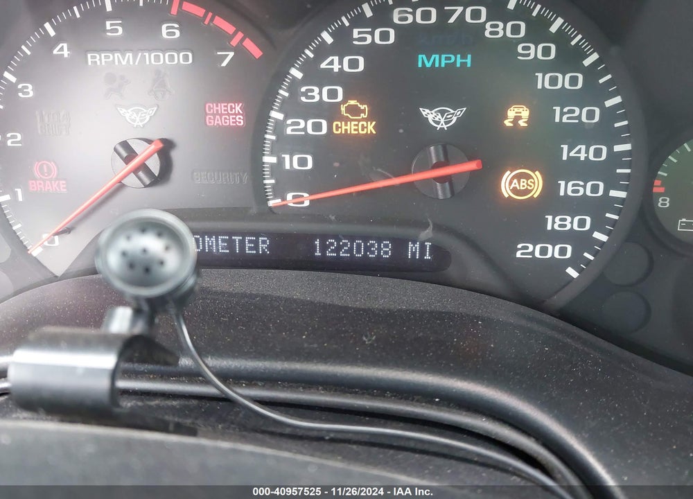 2004 CHEVROLET CORVETTE VIN: 1G1YY22G445102517