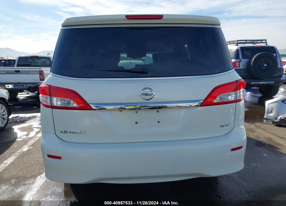 2013 NISSAN QUEST SV VIN: JN8AE2KP8D9069973