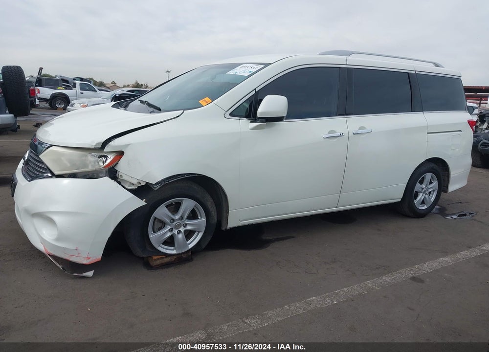 2013 NISSAN QUEST SV VIN: JN8AE2KP8D9069973