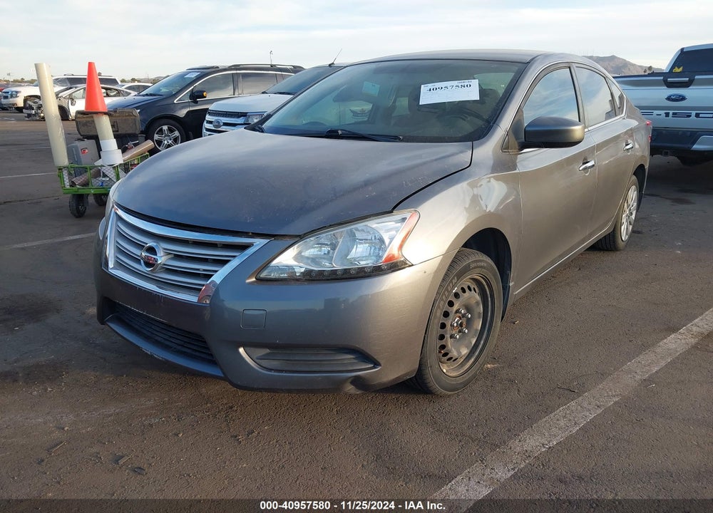 2015 NISSAN SENTRA SV VIN: 3N1AB7AP2FL690710