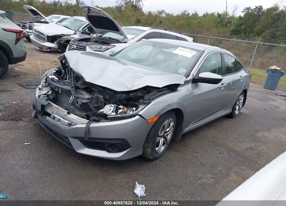 2018 HONDA CIVIC VIN: 19XFC2F66JE017242