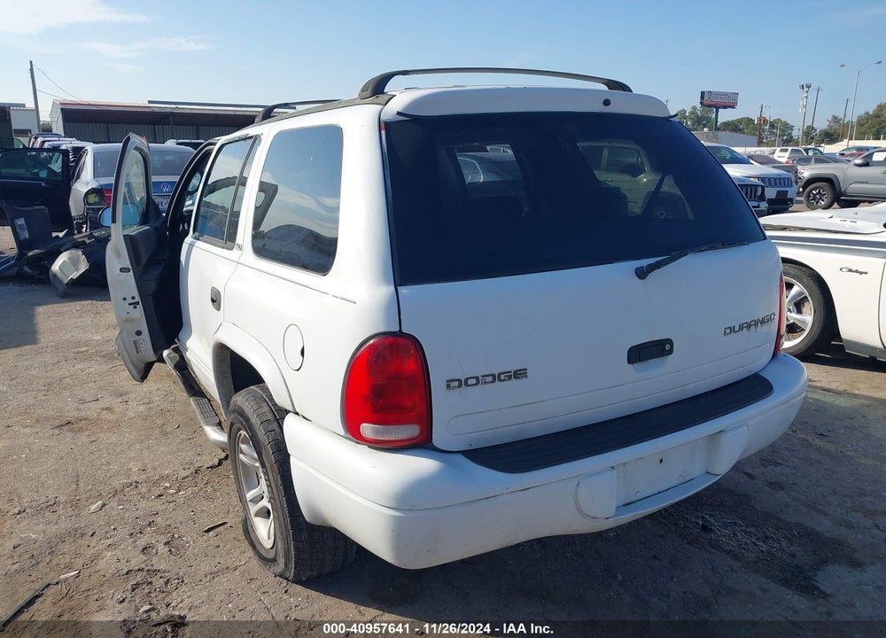 2002 DODGE DURANGO SLT VIN: 1B4HR48Z42F108797