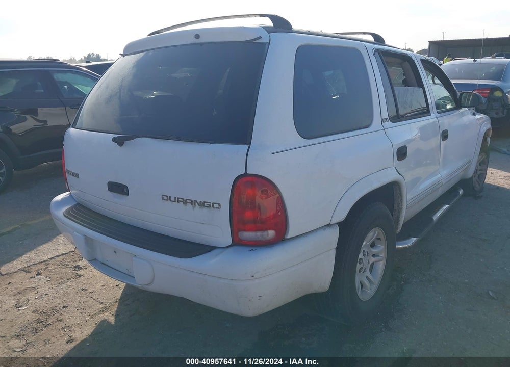 2002 DODGE DURANGO SLT VIN: 1B4HR48Z42F108797