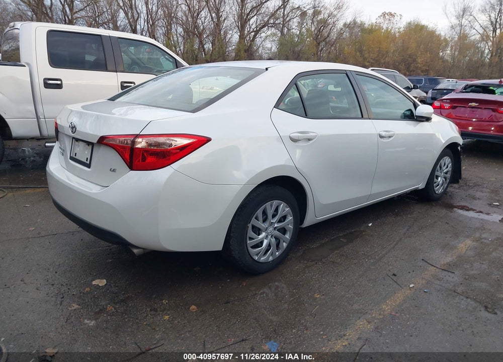 2017 TOYOTA COROLLA LE VIN: 5YFBURHE5HP690024