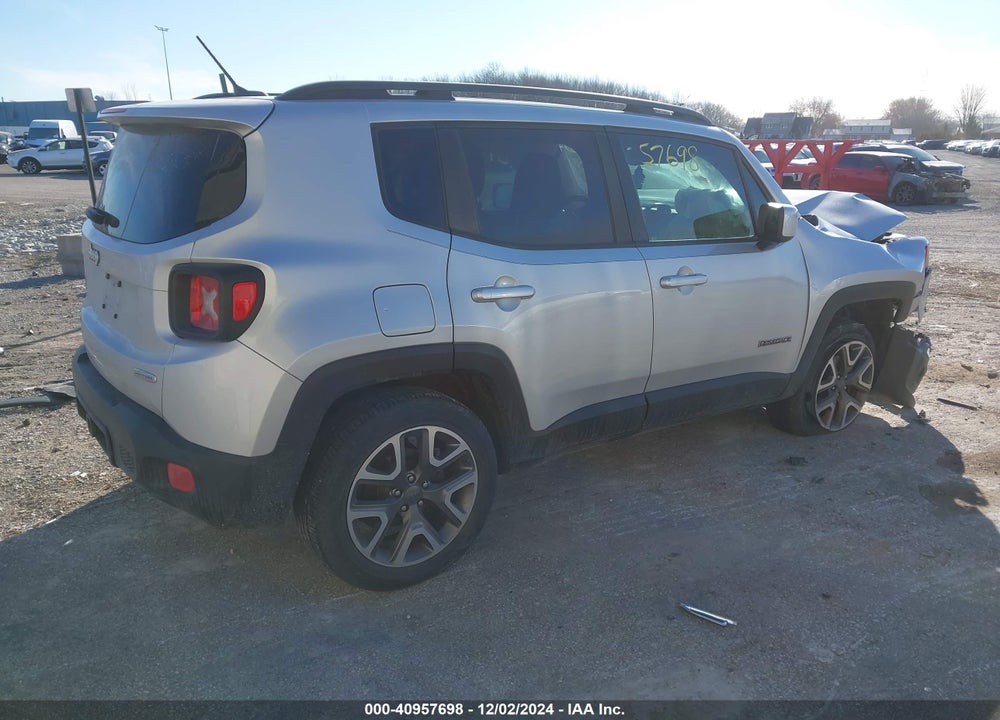 2017 JEEP RENEGADE LATITUDE 4X4 VIN: ZACCJBBB6HPF37532
