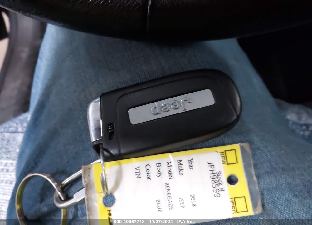 2018 JEEP RENEGADE LATITUDE 4X4 VIN: ZACCJBBB8JPH98599