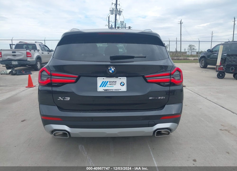 2024 BMW X3 SDRIVE30I VIN: WBX47DP0XRN310010