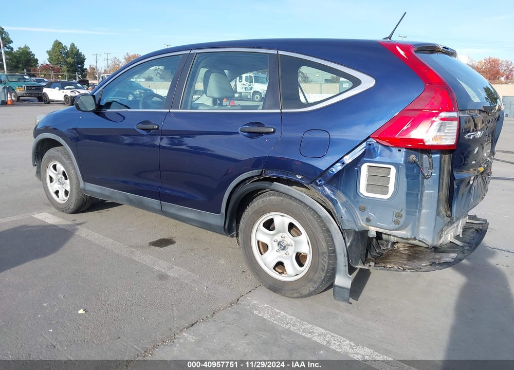 2015 HONDA CR-V LX VIN: 3CZRM3H32FG712021
