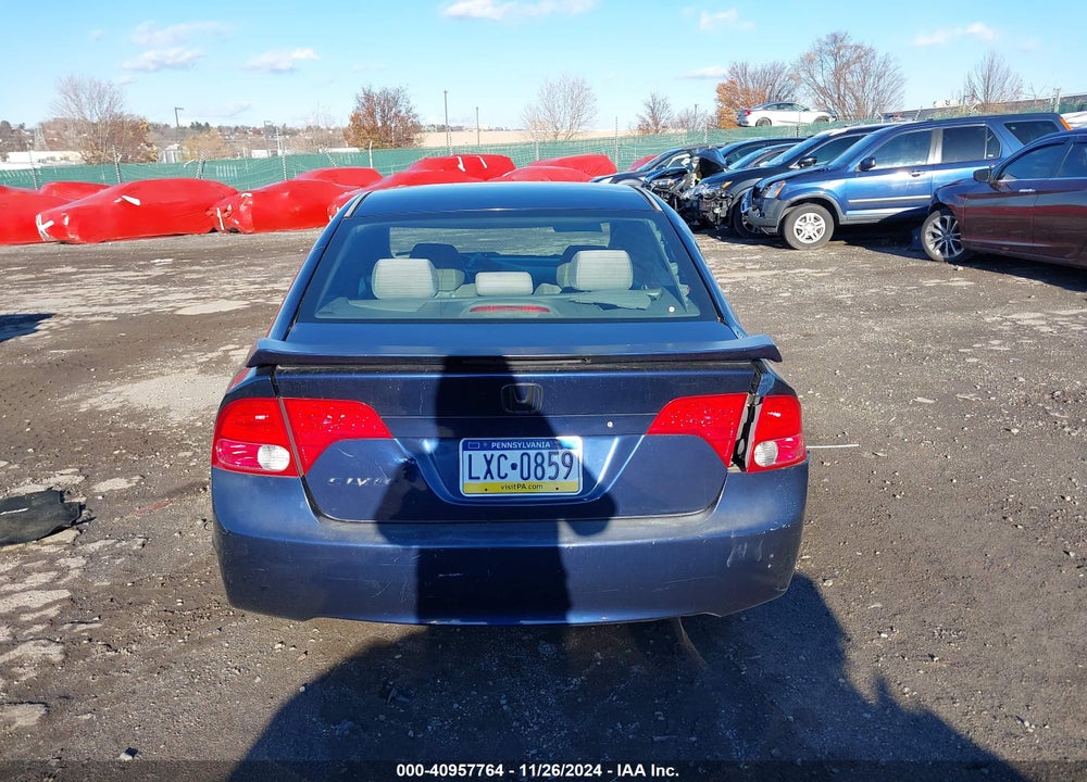 2006 HONDA CIVIC LX VIN: 1HGFA15536L090089