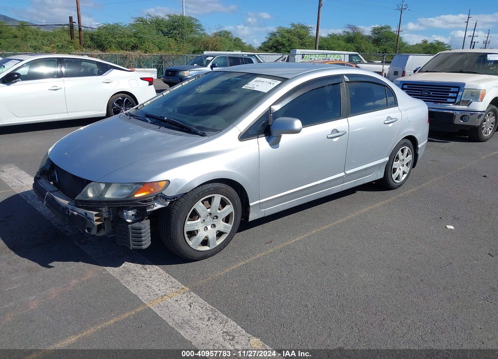 2008 HONDA CIVIC LX VIN: 1HGFA16598L038192
