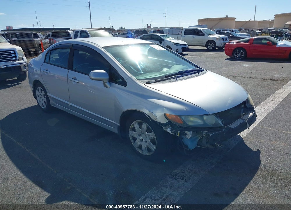2008 HONDA CIVIC LX VIN: 1HGFA16598L038192
