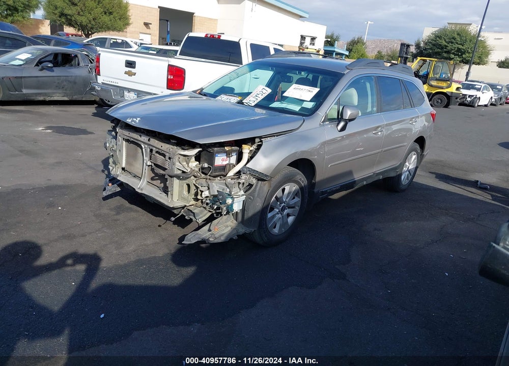 2016 SUBARU OUTBACK 2.5I PREMIUM VIN: 4S4BSAFC6G3327372