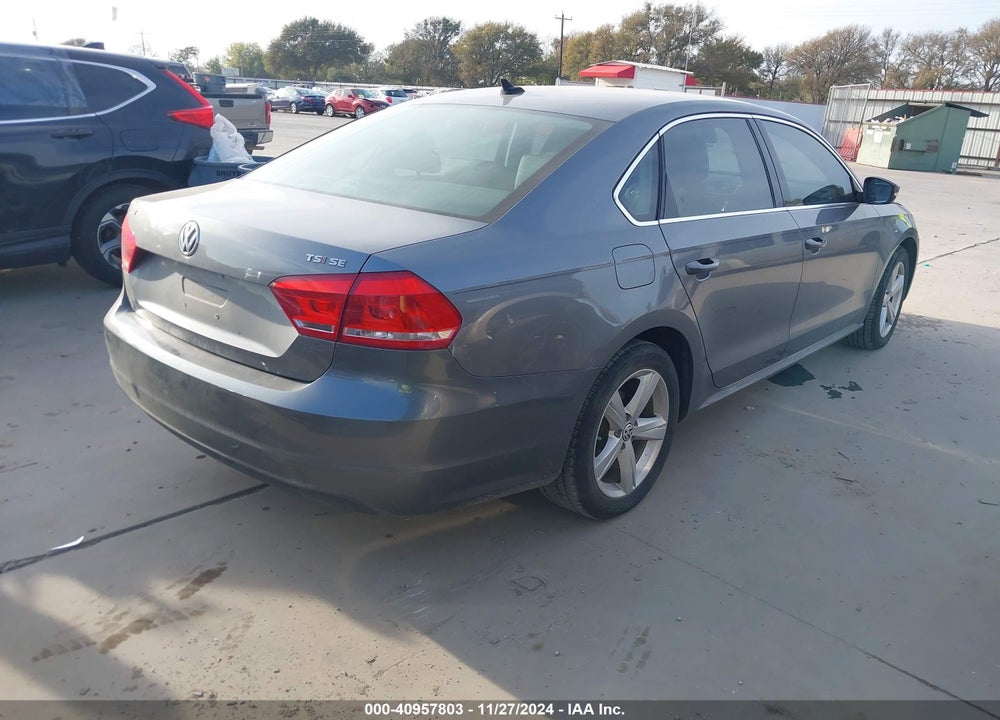 2015 VOLKSWAGEN PASSAT 1.8T SE VIN: 1VWBS7A37FC064500