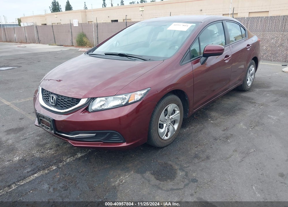 2015 HONDA CIVIC LX VIN: 19XFB2F54FE218607