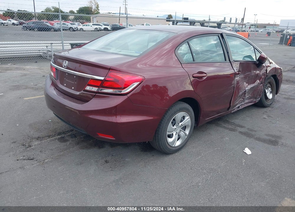 2015 HONDA CIVIC LX VIN: 19XFB2F54FE218607