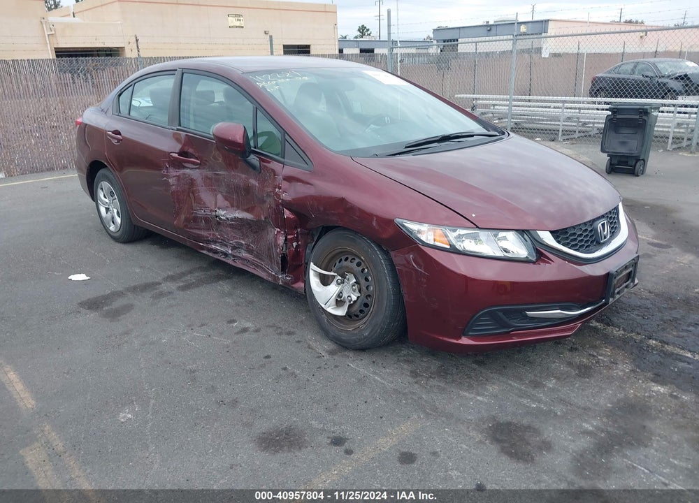 2015 HONDA CIVIC LX VIN: 19XFB2F54FE218607