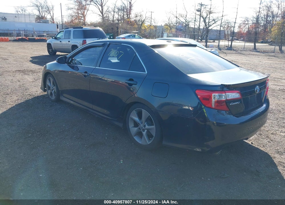 2012 TOYOTA CAMRY SE V6 VIN: 4T1BK1FK0CU523805
