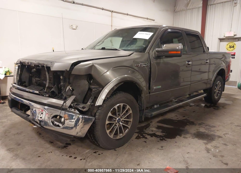 2013 FORD F-150 LARIAT VIN: 1FTFW1ET8DKE70594