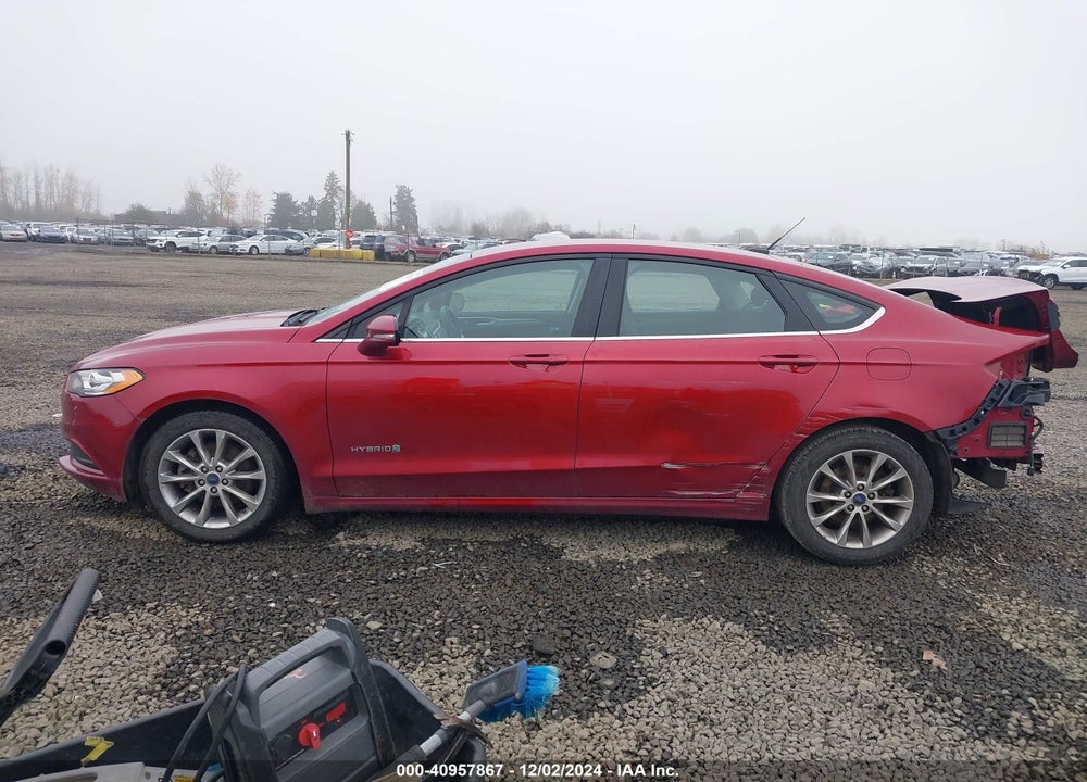 2017 FORD FUSION HYBRID VIN: 3FA6P0LUXHR378199