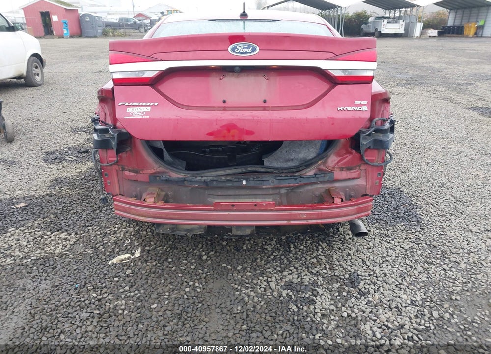 2017 FORD FUSION HYBRID VIN: 3FA6P0LUXHR378199