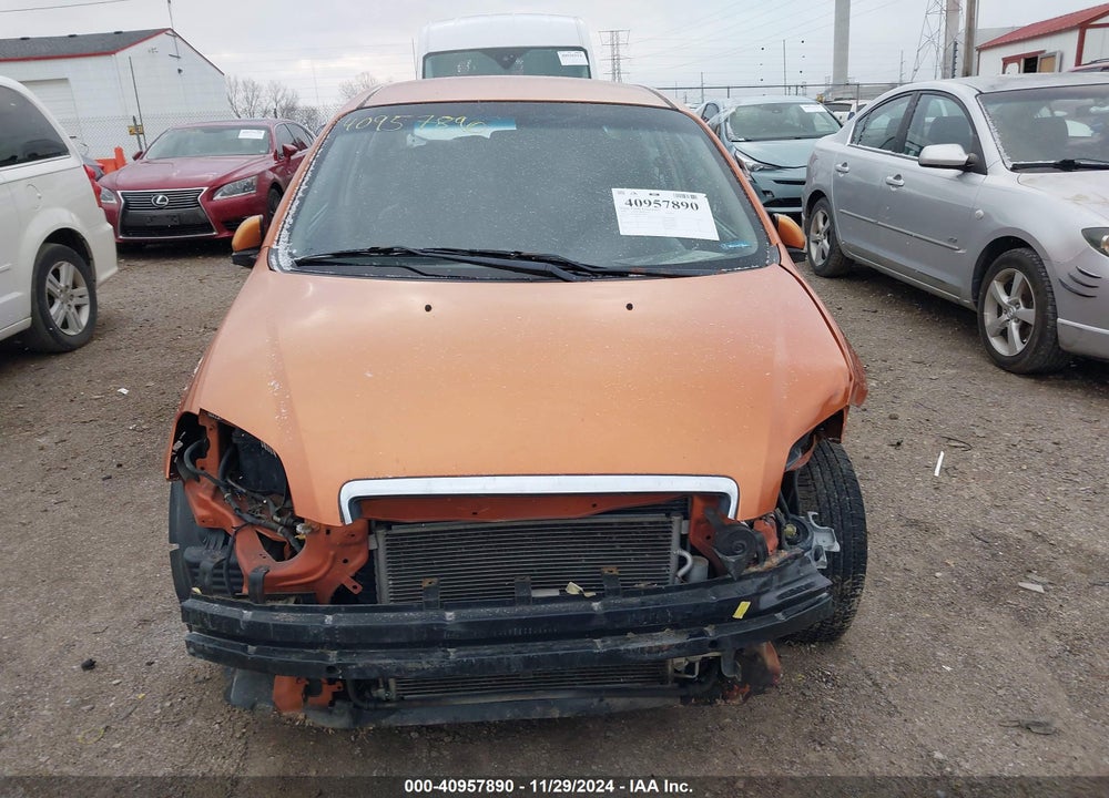 2008 CHEVROLET AVEO LS VIN: KL1TD56678B077093