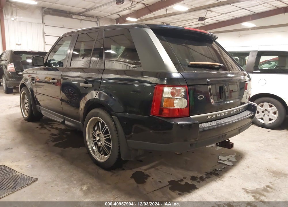 2008 LAND ROVER RANGE ROVER SPORT HSE VIN: SALSK25438A153934