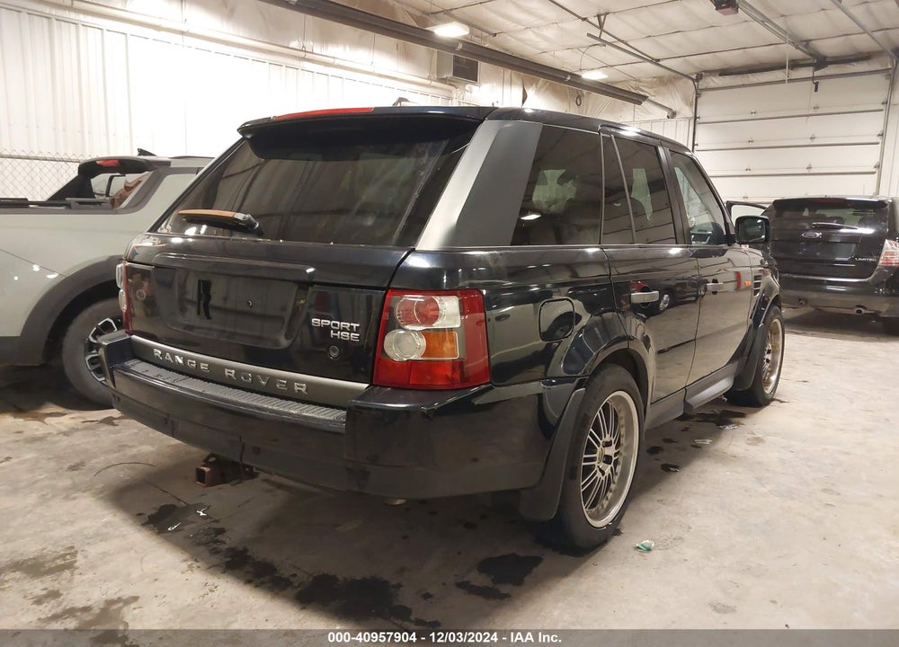 2008 LAND ROVER RANGE ROVER SPORT HSE VIN: SALSK25438A153934