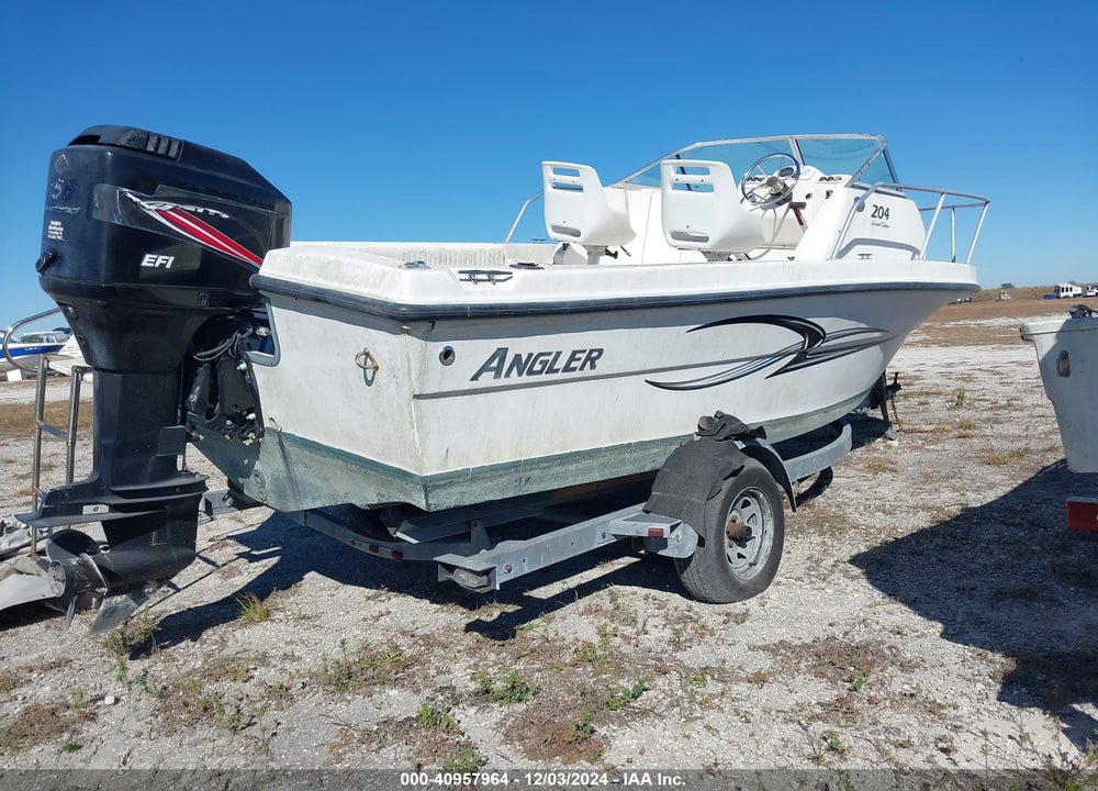 2007 ANGLER BOAT VIN: ANGM0175C707