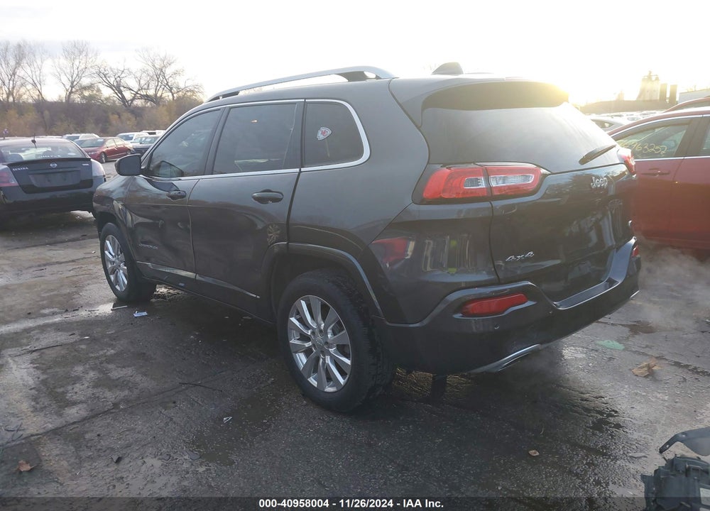 2018 JEEP CHEROKEE OVERLAND 4X4 VIN: 1C4PJMJX3JD594186
