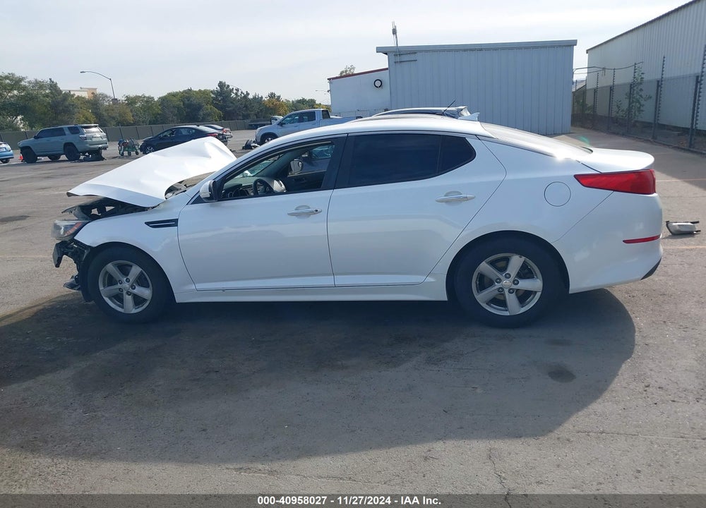 2015 KIA OPTIMA LX VIN: KNAGM4A76F5544162