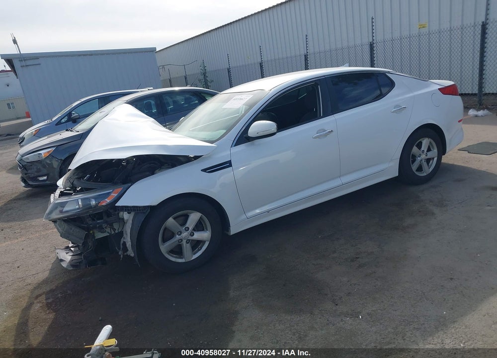 2015 KIA OPTIMA LX VIN: KNAGM4A76F5544162