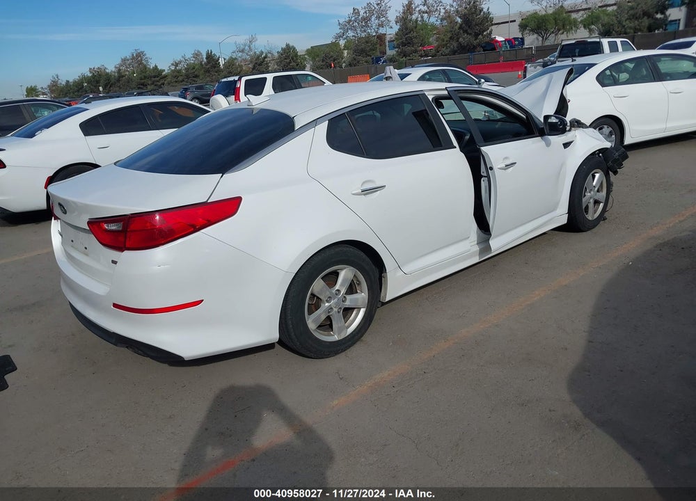2015 KIA OPTIMA LX VIN: KNAGM4A76F5544162