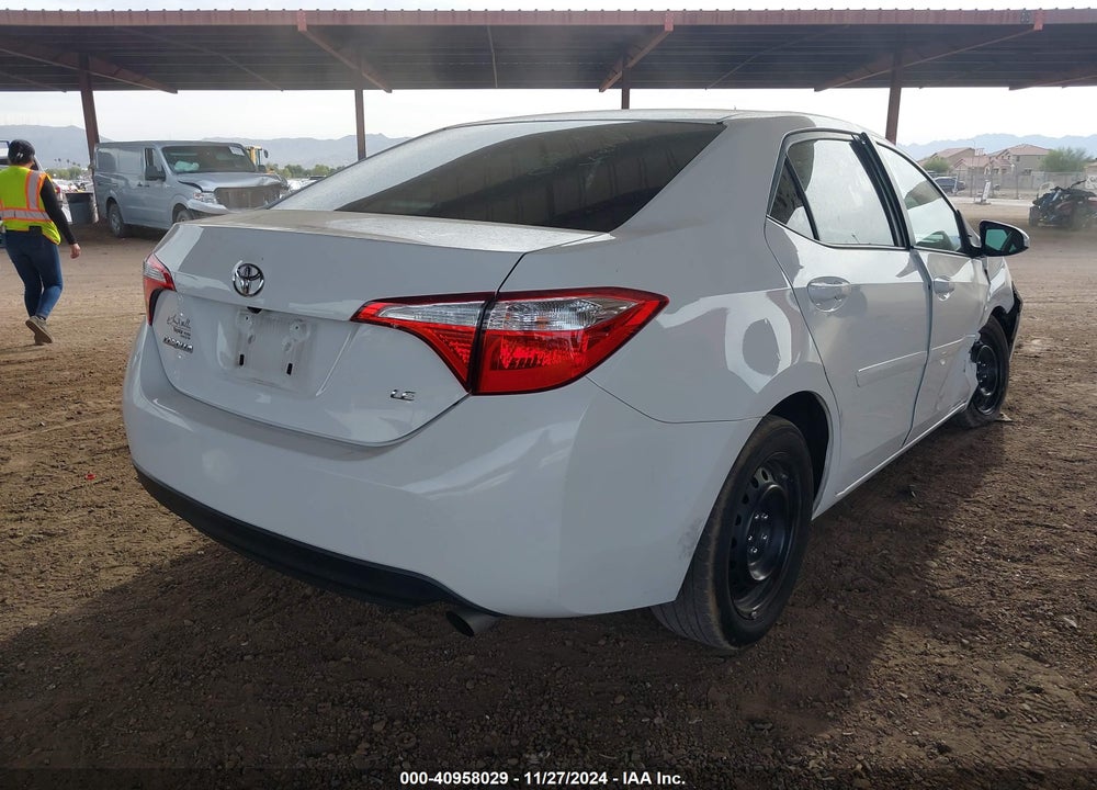 2016 TOYOTA COROLLA LE VIN: 2T1BURHE1GC621796