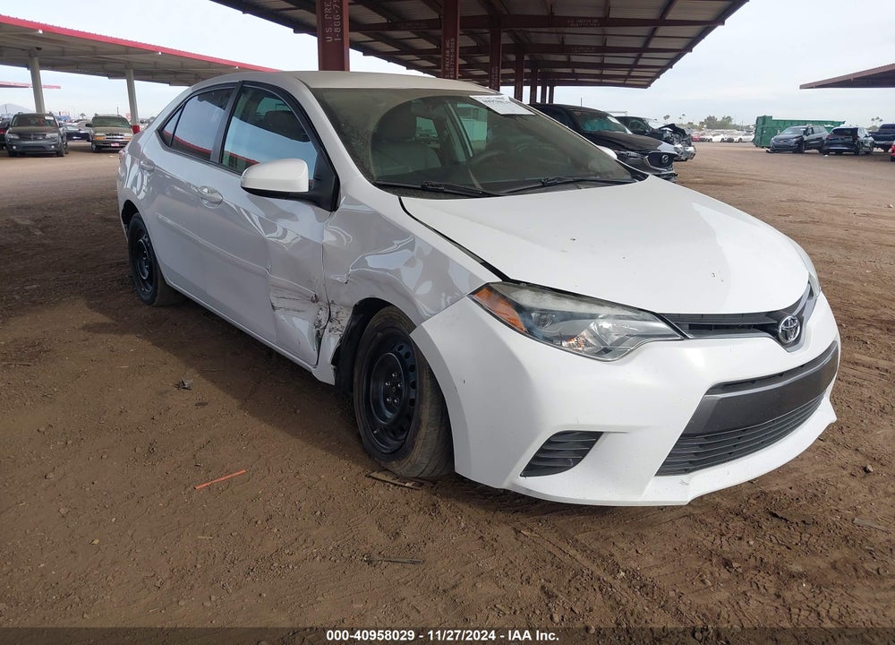 2016 TOYOTA COROLLA LE VIN: 2T1BURHE1GC621796