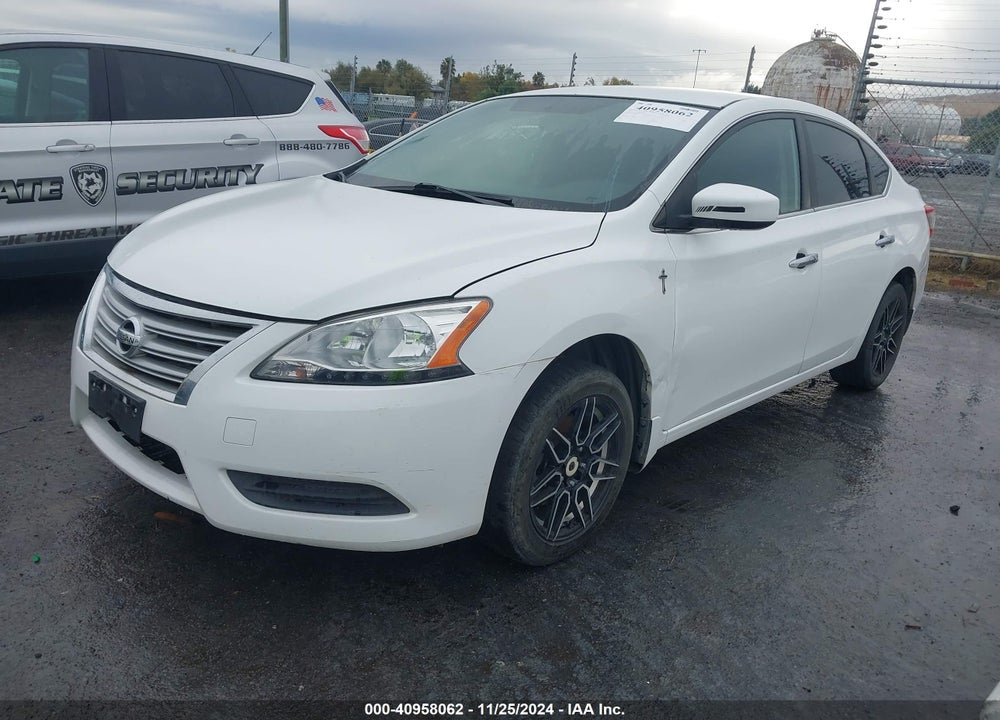 2015 NISSAN SENTRA S VIN: 3N1AB7AP4FY377810