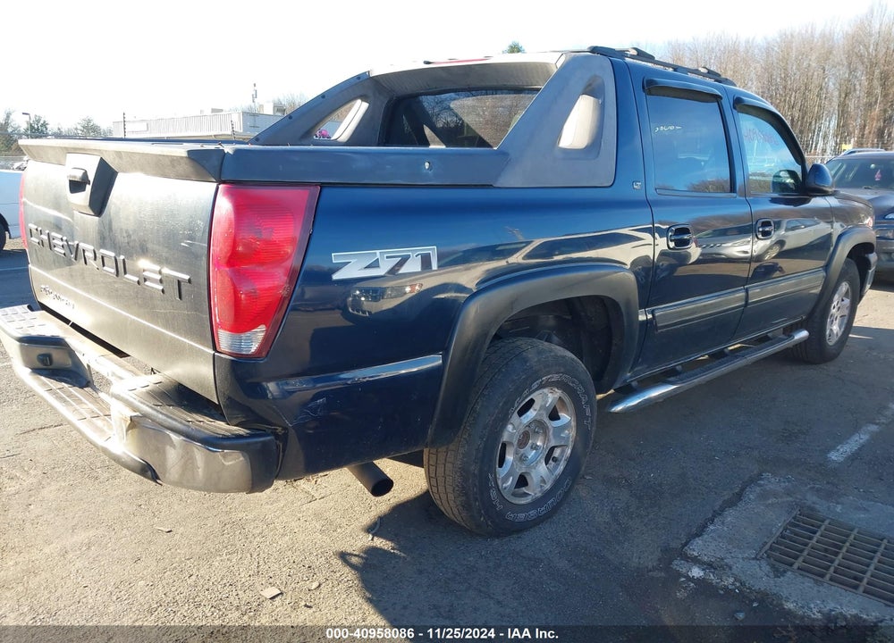 2006 CHEVROLET AVALANCHE 1500 Z71 VIN: 3GNEK12Z36G187134