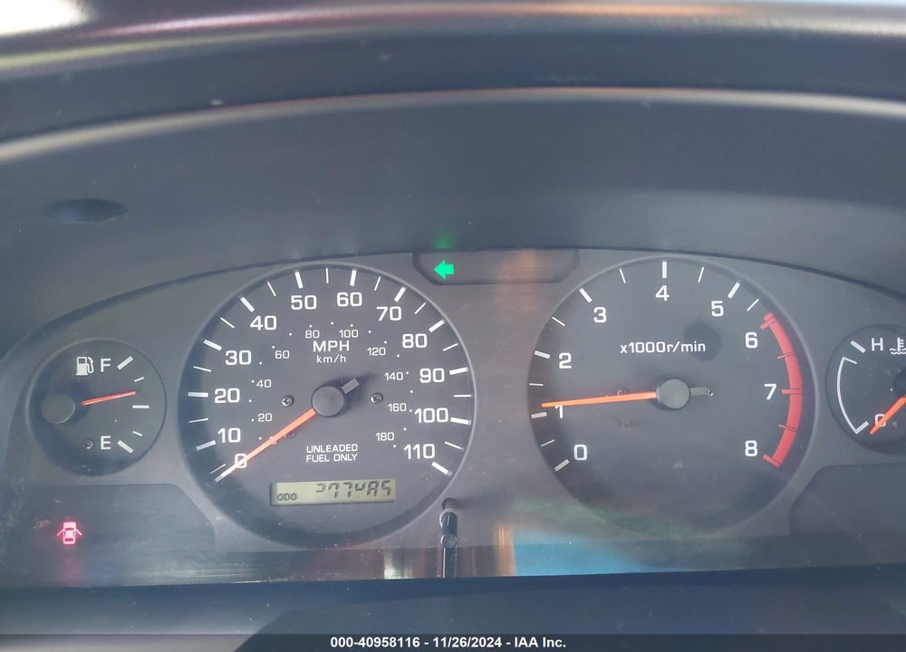 2000 NISSAN FRONTIER SE-V6/XE-V6 VIN: 1N6ED27TXYC436545