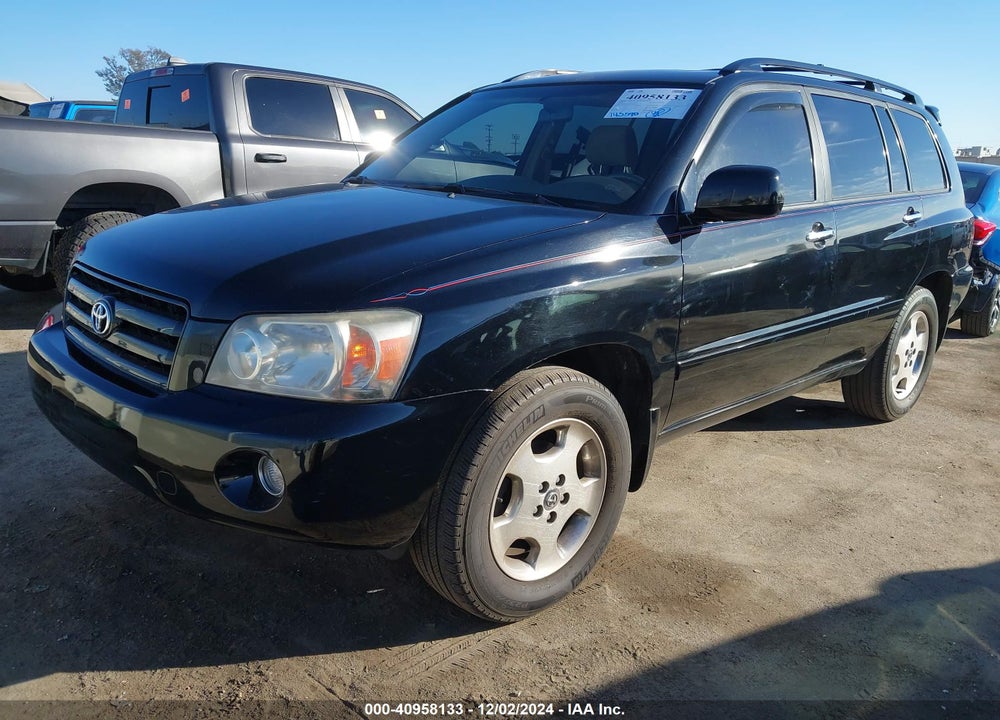 2007 TOYOTA HIGHLANDER SPORT V6 VIN: JTEGP21A270141512