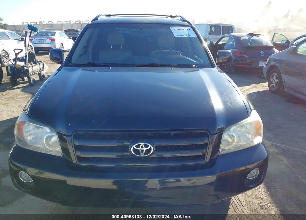 2007 TOYOTA HIGHLANDER SPORT V6 VIN: JTEGP21A270141512
